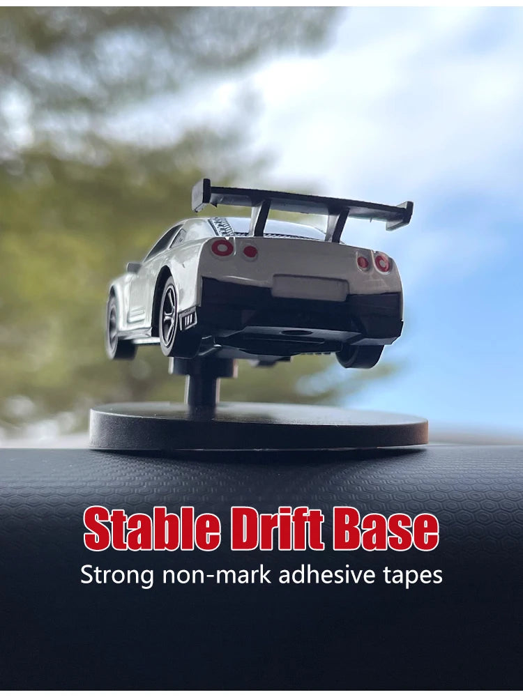 Drift Car dashboard toy model swing turning cool sports race auto ornaments Premium Automotive Accessory