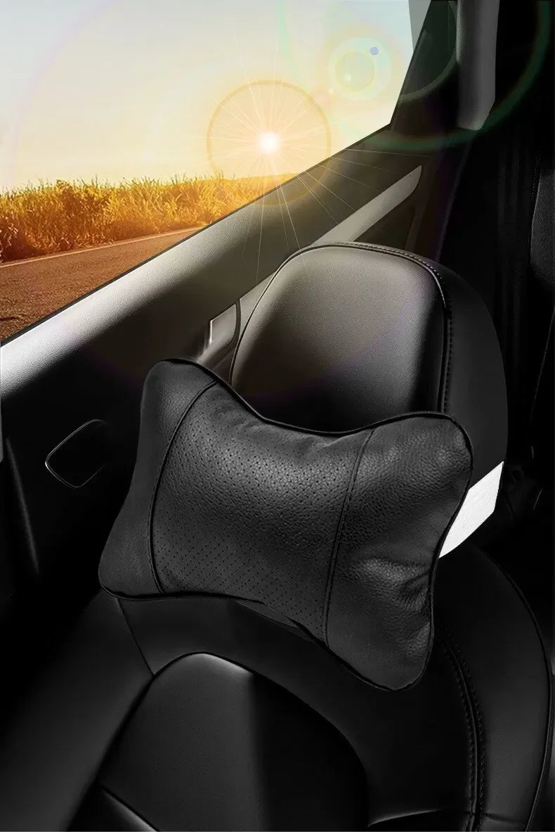 Car Seat Headrest with Breathable Mesh Auto Safety Head and Neck Rest Relax