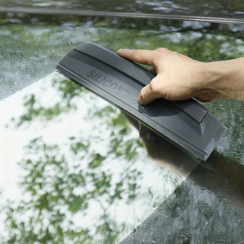Non-Scratch Soft Silicone Handy Squeegee Car Wrap Tools Water Window Wiper Premium Automotive Accessory
