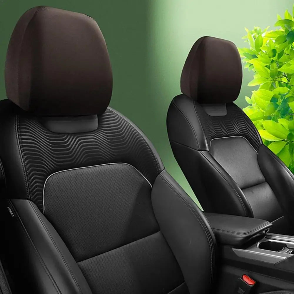 Headrest Cover For Car Full Coverage Dustproof Front Seat Head Rests Interior