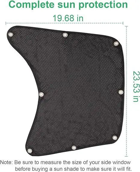 2 PCS Truck Sun Shades for RVs Provide Anti-glare and UV Protection for Truck