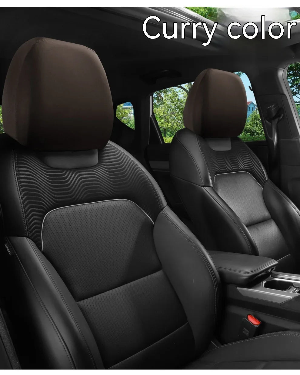 1PC Car Seat Headrest Cover Anti-Dirty Elastic Protective Interior Protector