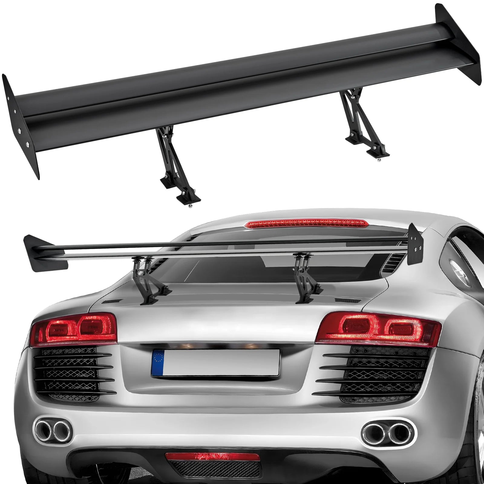 SucceBuy GT Wing Car Spoiler US Shipping Universal Spoiler with Double Deck Car