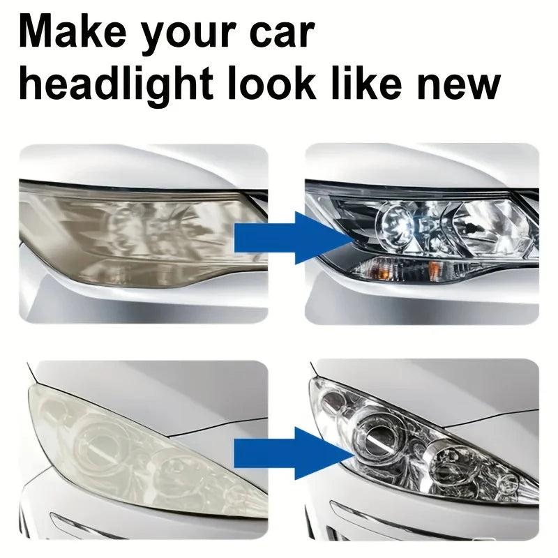 Car Headlight Restoration Polishing Headlamp Scratch Remover Repair Cleaning Paste Remove Oxidation Headlight Polish Liquid