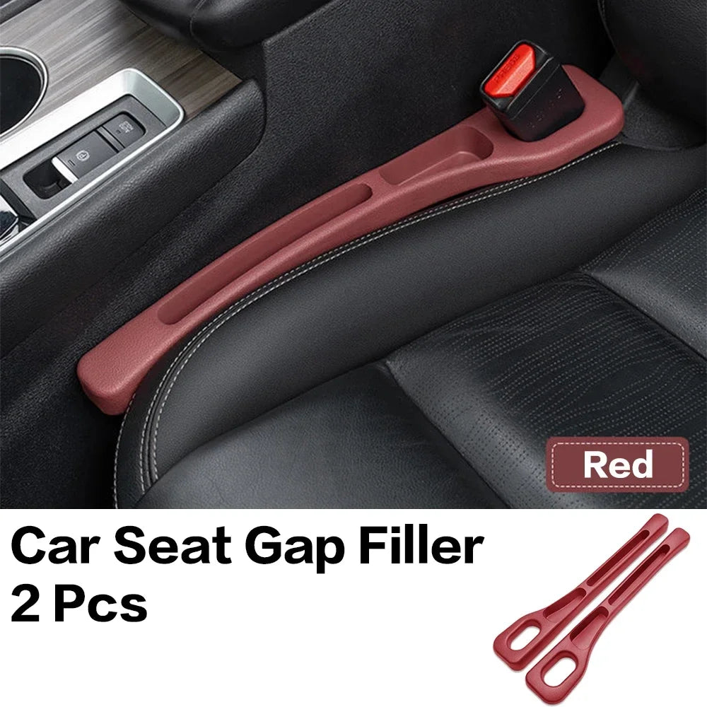 2PCS Car Seat Gap Filler Between Seats Console Organizer Crevice Storage