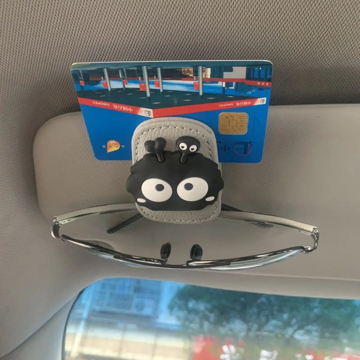 Car Glasses Clip Visor Storage Rack Multifunctional Creative Magnetic SUV Truck