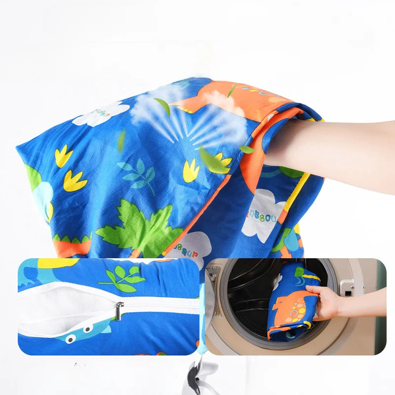 Car Headrest Sleeping Tool Seat Cushion Back Neck Pillow Washable Interior