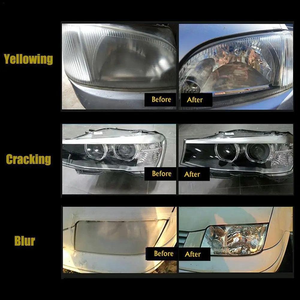 200ml Car Headlight Restoration Kit Can Headlight Polishing Steam Fumigator Restoration Kit Mug Steamer Headlamp Restoration Kit
