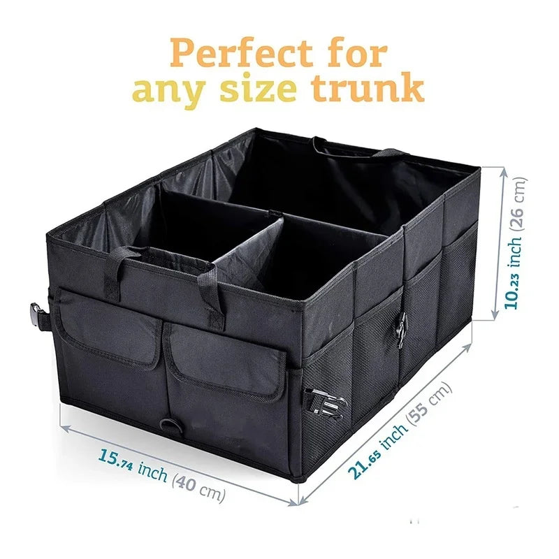 Big Capacity Car Storage Box Trunk Organizer Eco-Friendly Super Durable SUV