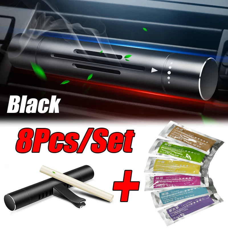 8Pc/Set Car Air Vent Perfume Freshener Flavoring Smell Aroma SUV Truck