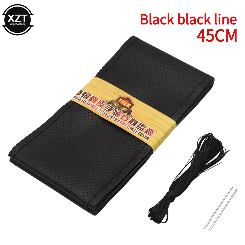 Truck Steering Wheel Cover Bus DIY 42cm 45cm 47cm 50CM