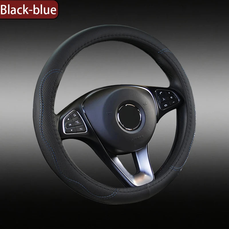Truck steering wheel protective cover 40-50cm 16-20 "PU leather wear-resistant