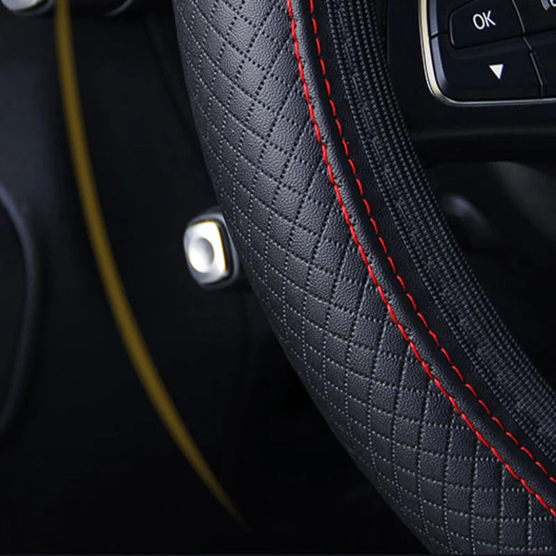 37-39CM Steering Wheel Cover Anti Slip Breathable Steering Cover Universal