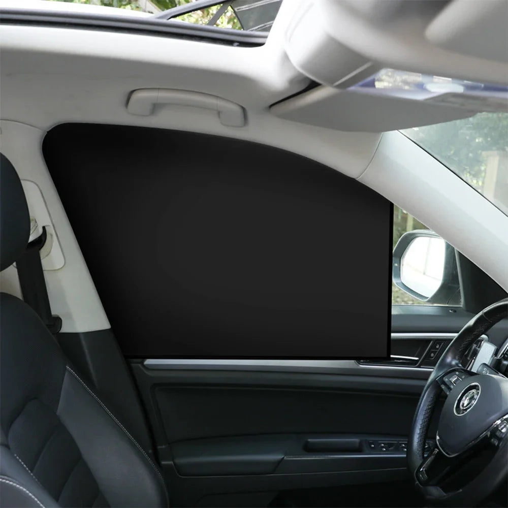 Magnetic Car Sunshade UV Protection Curtains Sun Shield Cover Double Sides Auto