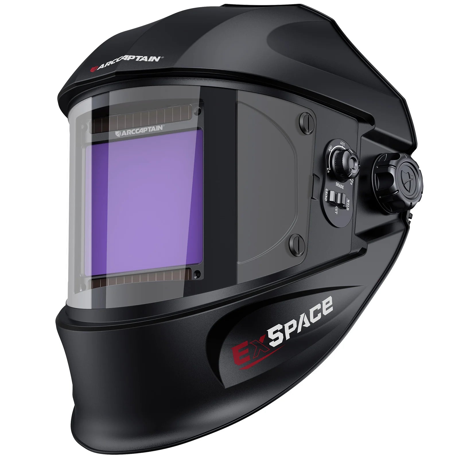 ARCCAPTAIN Auto Darkening Welding Helmet 1/1/1/1 Large Viewing 4 Arc Sensor Solar Power Welding Mask For ARC MIG MAG TIG CUT