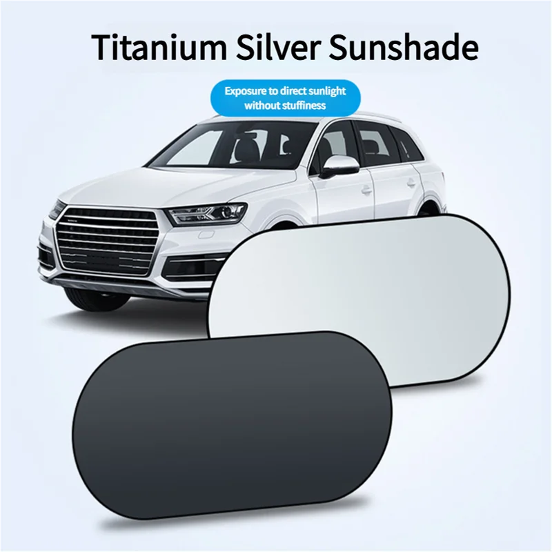 UV-Reflective Car Sun Shade Cover Rear Windshield Sun Protection Sunshade