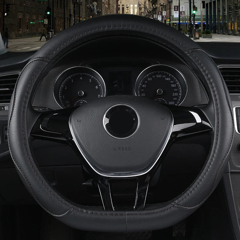 D Type Car Steering Wheel Cover for Nissan X-Trail Qashqai Rogue Maart Serena