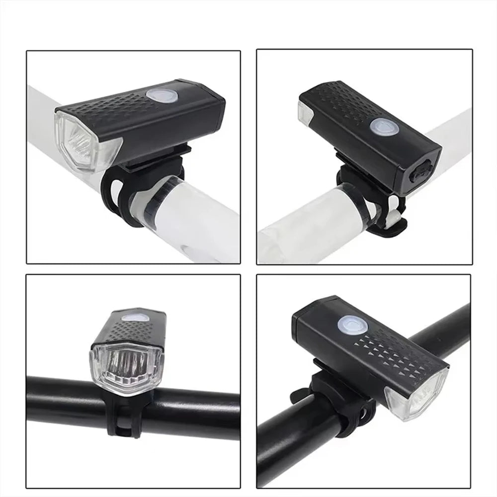 Ourdoor Bicycle Front Light Bright Bike Led Flashlight Bicycle Lantern USB Rechargeable MTB Bike Rear Lamp For Cycling Headlight
