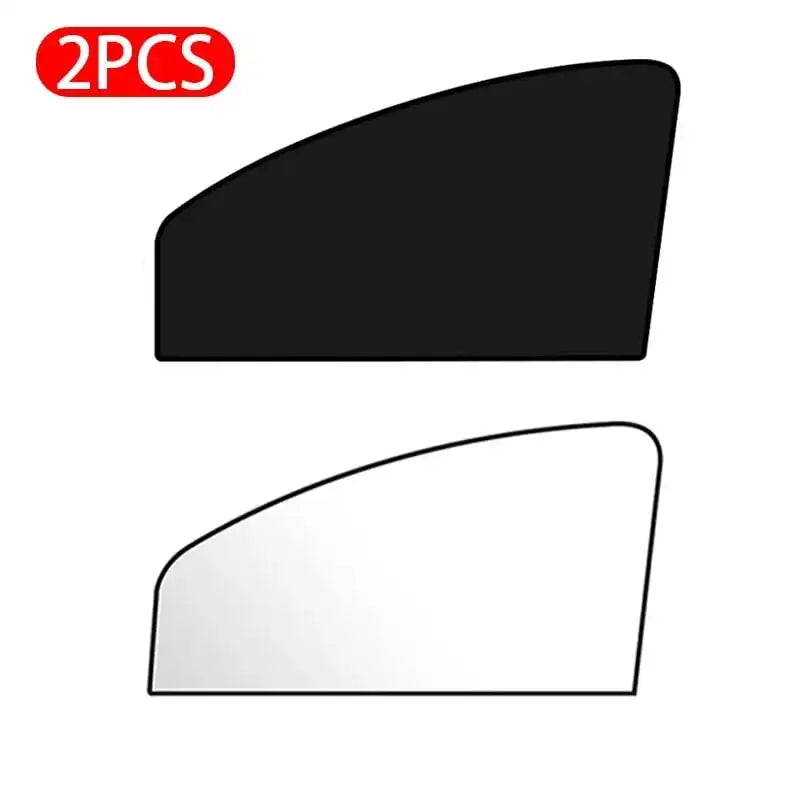 2Pcs Car Side Window Sun Shade Magnet Privacy Curtains UV Reflection Anti Glare