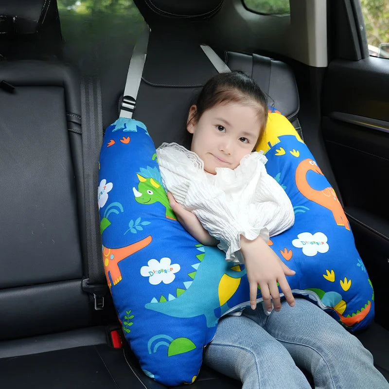 Car Headrest Sleeping Tool Seat Cushion Back Neck Pillow Washable Interior