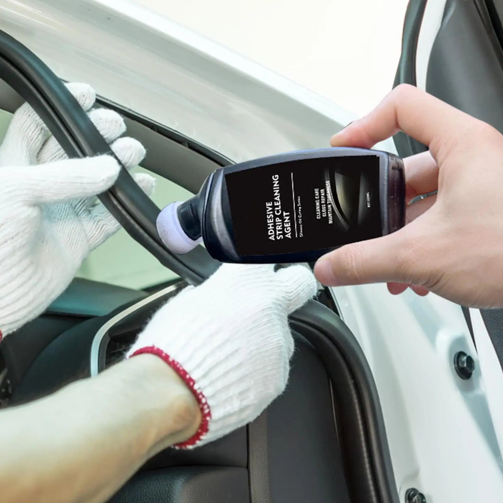 Car Window Rubber Lubricant 100ml Strip Repair Agent Seal Softening Cleaner for Premium Automotive Accessory