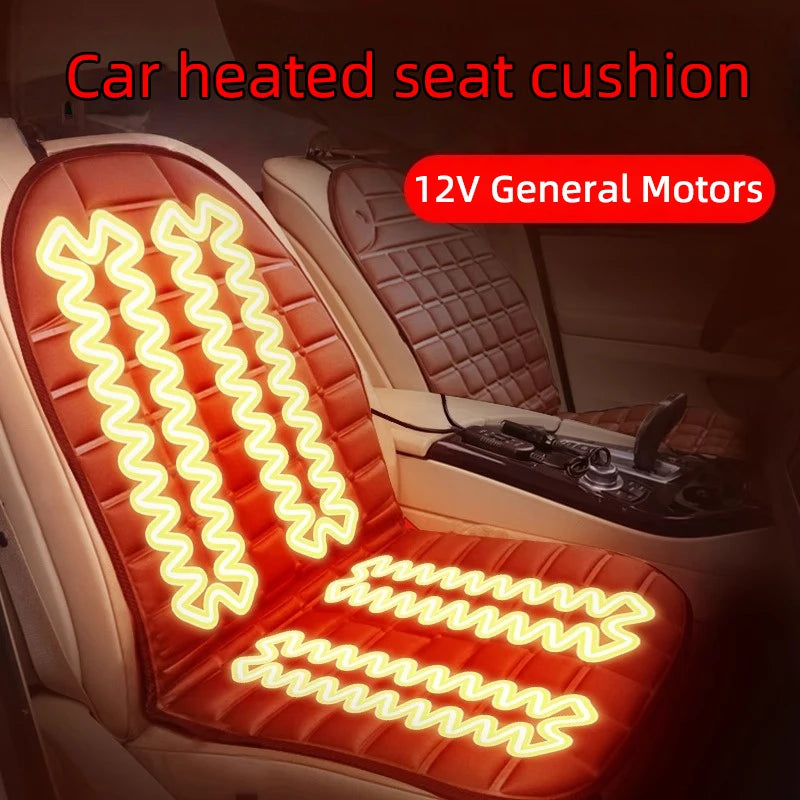 Car black heating seat cushion winter electric quick Interior Protector Auto Veh
