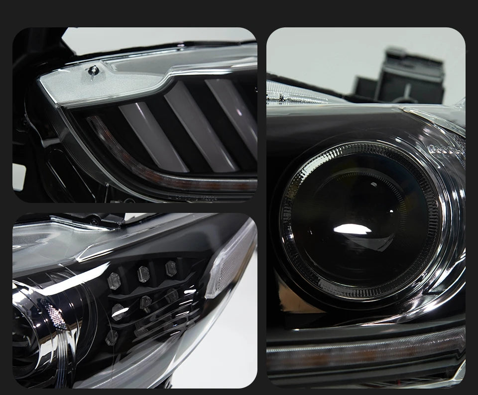 Head Lamp For Mazda 6 Atenza 2013-2017 Mustang Headlights Fog Light Day Running Light DRL H7 LED Bi Xenon Bulb Car Accessory