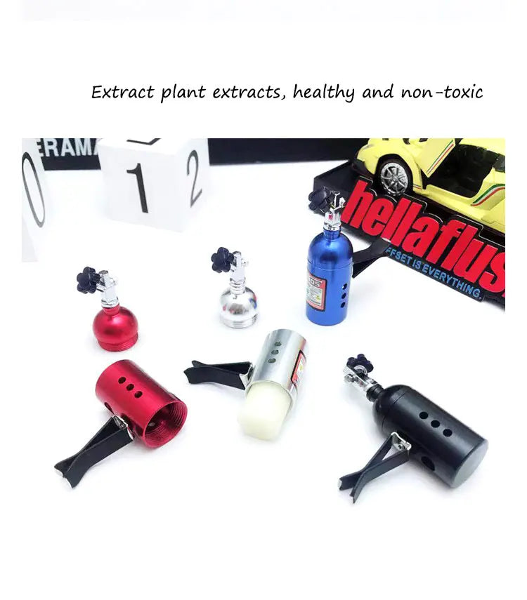 Car Air Freshener NOS Nitrogen Bottle Vent Aromatherapy Auto Aroma Flavoring SUV