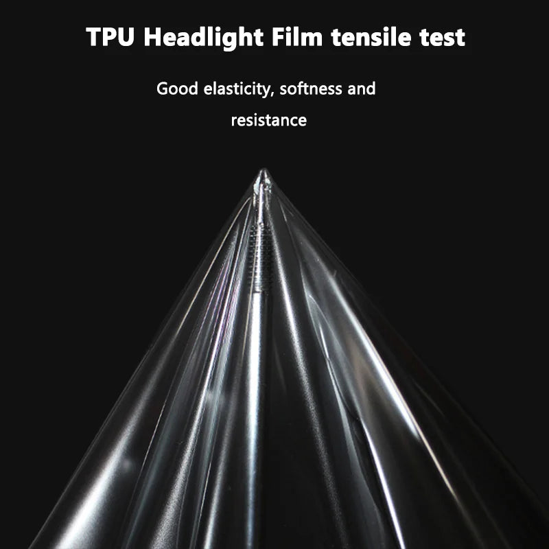 Black/purple TPU photochromic headlight film suitable for any car light decoration, scratch resistant, and protective stickers