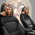 Fun Drive Car Headrest Cover Washable Easy To Install Personalized Interior