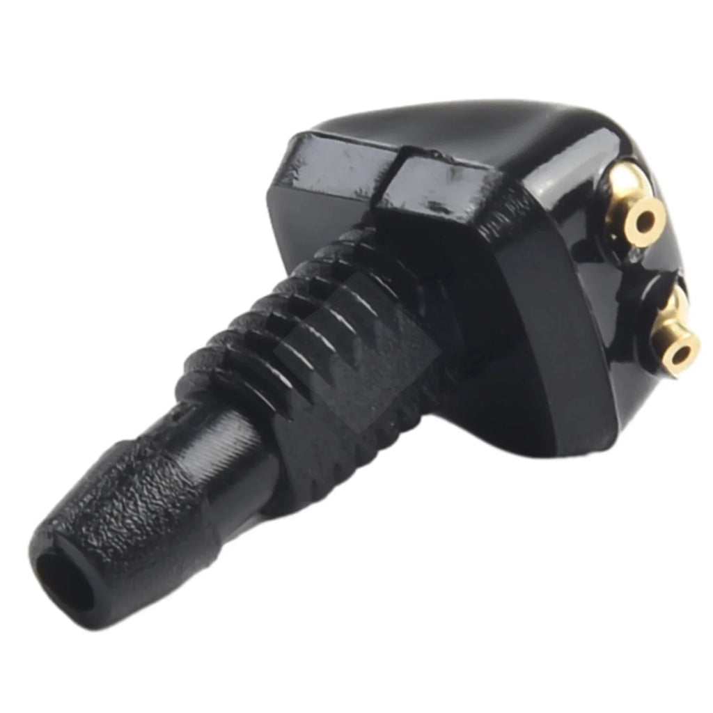 Sale 2Pcs Car Windshield Wiper Washer Spray Nozzle Fits Most Models Dual Holes Premium Automotive Accessory
