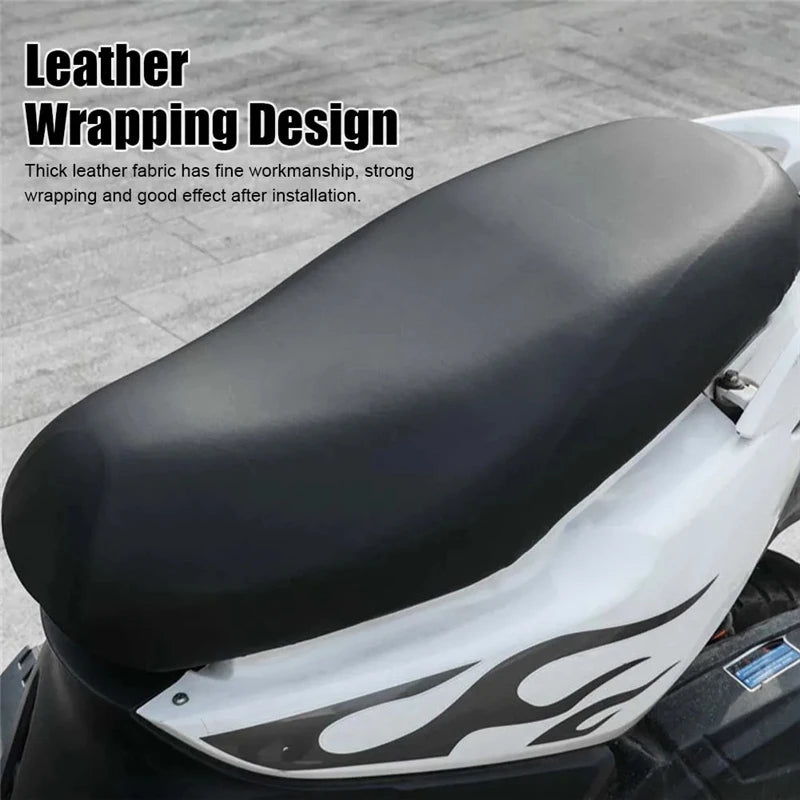 Motorcycle Seat Covers Protector For Autocycle Cushion Waterproof Leather