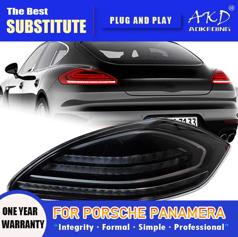 AKD Tail Lamp for Porsche Panamera 970.1 970.2 LED Tail Light 2010-2017 Rear Fog Brake Turn Signal Automotive Accessories