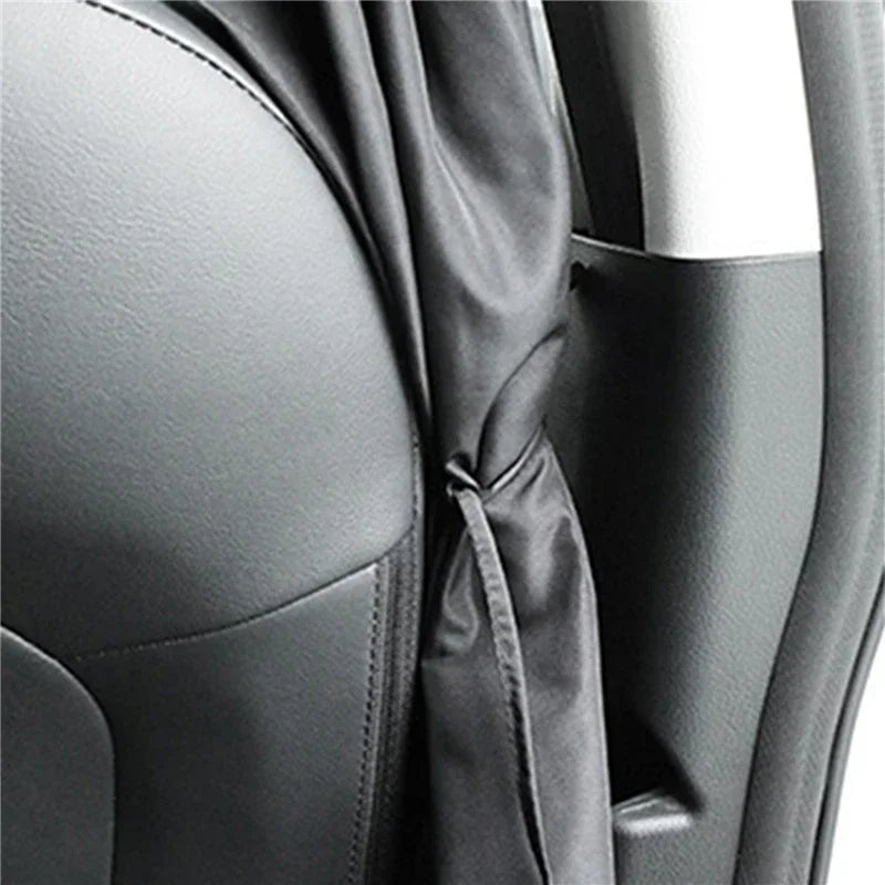 Car Privacy Curtains Universal Divider Curtain Between Rear Seat Auto Blackout
