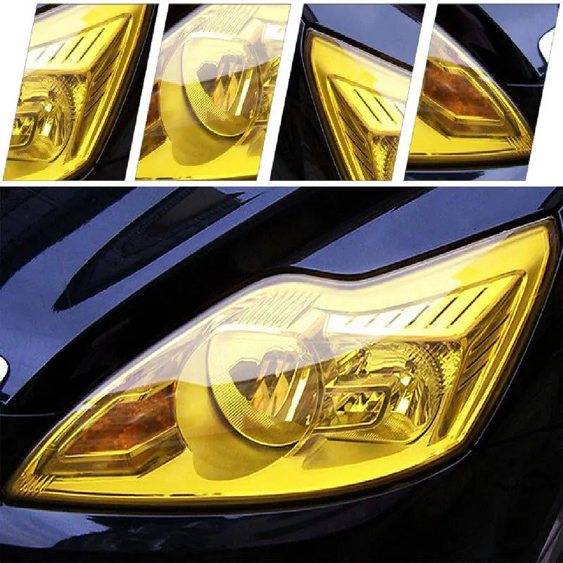 Car Headlight Taillight Protective Film Tint Vinyl Film Auto Lamp Film Sticker Sheet Color-Changing Smoke Matt Rear Fog Stickers