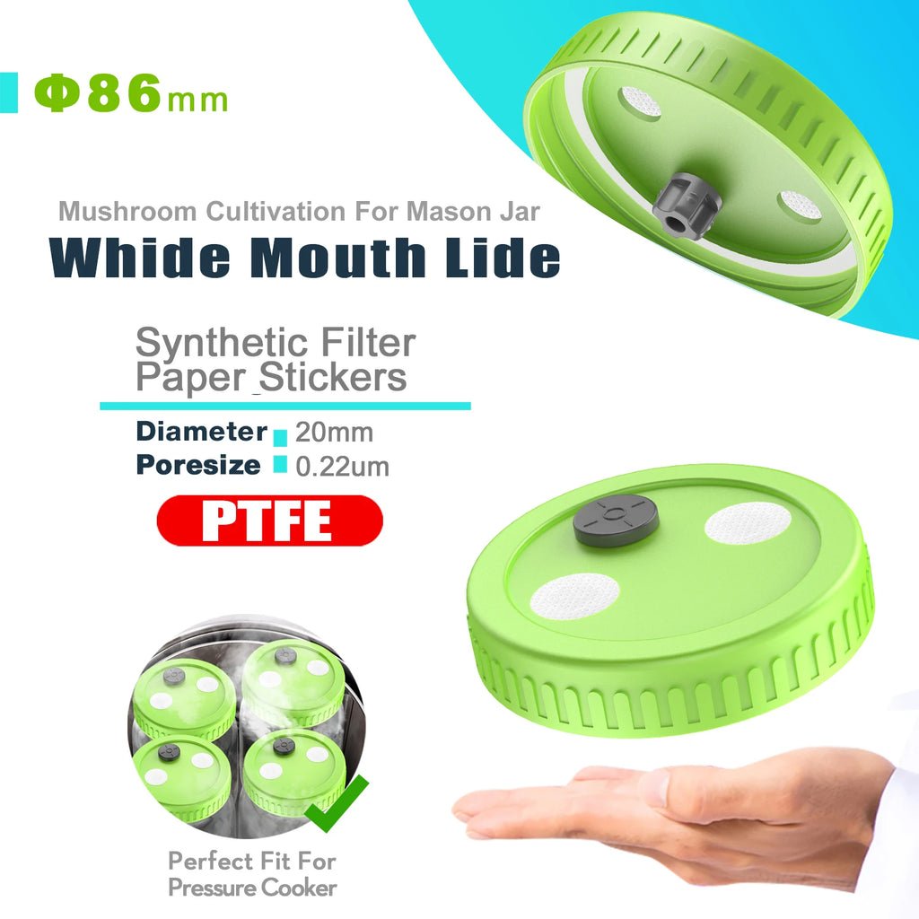 Liquid Culture Lids Autoclavable 86mm Premium Quality Replacement Accessory