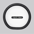 Steering Wheel Cover, Non-slip Napa Leather Perforated Patchwork Car Auto Vehicl