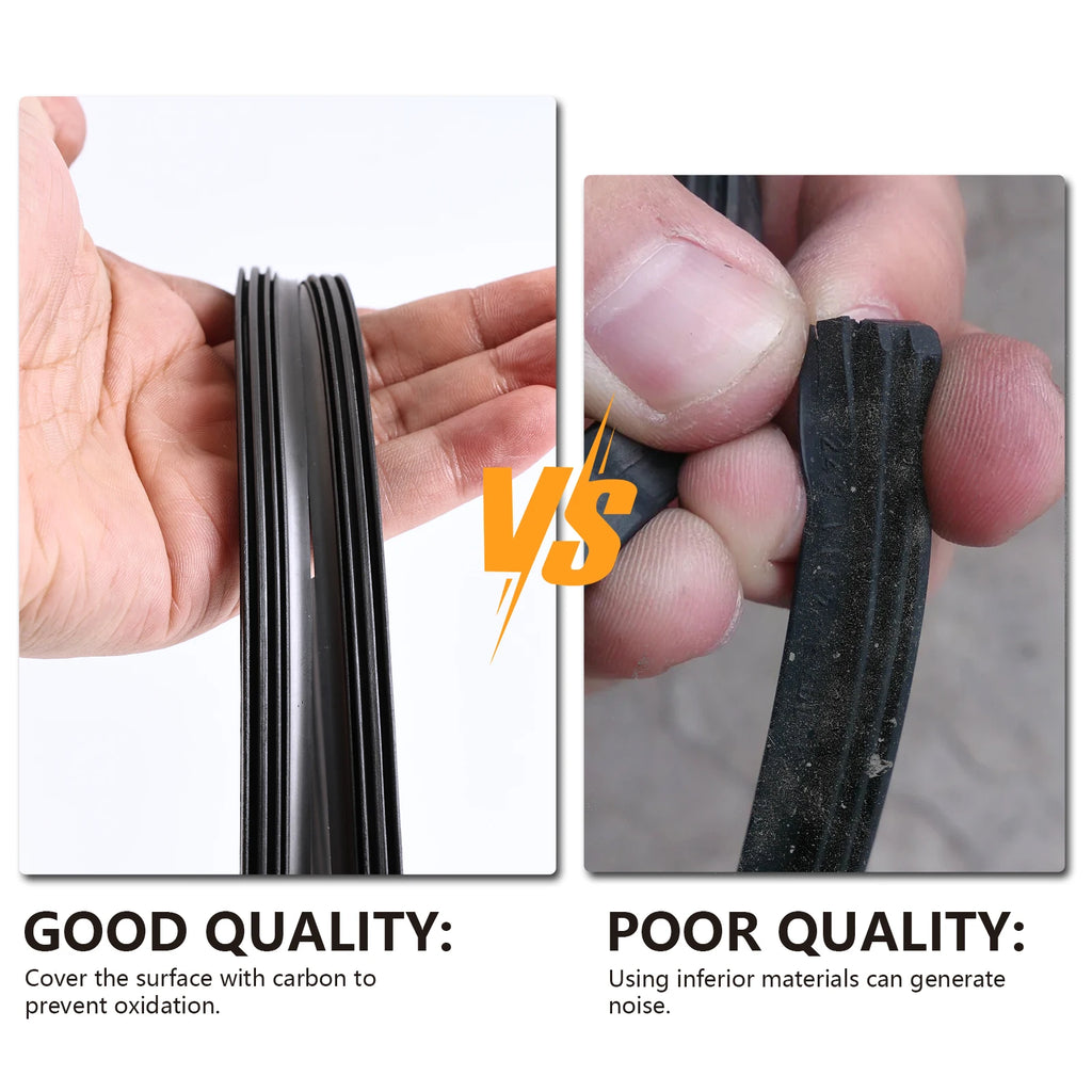 2Pcs/lot Universal AAA-Grade Auto Vehicle Insert Soft Rubber Strip Refill For Premium Automotive Accessory