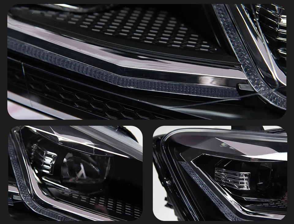 AKD LED Car Lights for VW Polo Headlight  2011-2017 Volkswagen Vento LED Projector Lens Head Lamp DRL Hid Head Lamp Bi Xenon Beam Accessories