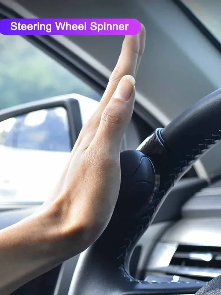 One Hand Steering Wheel Spinner Knob Turning Assist Grip Hand Control Helper