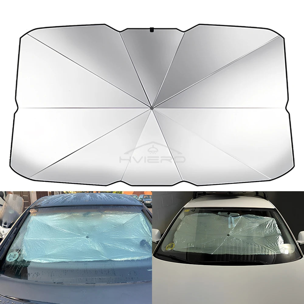 Multi Purpose Convenient Foldable Car Windshield Sunshades Interior Protechor