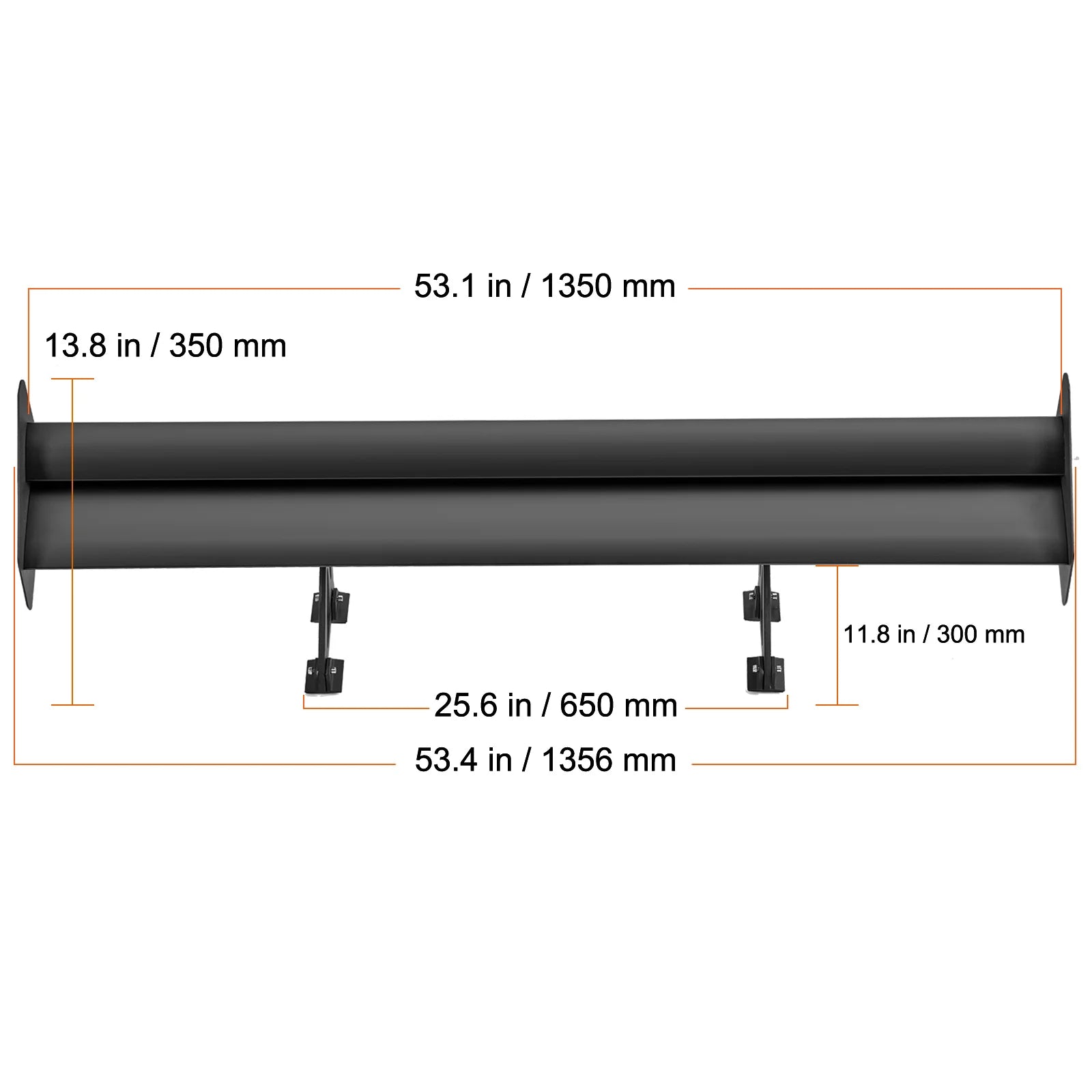 SucceBuy GT Wing Car Spoiler US Shipping Universal Spoiler with Double Deck Car