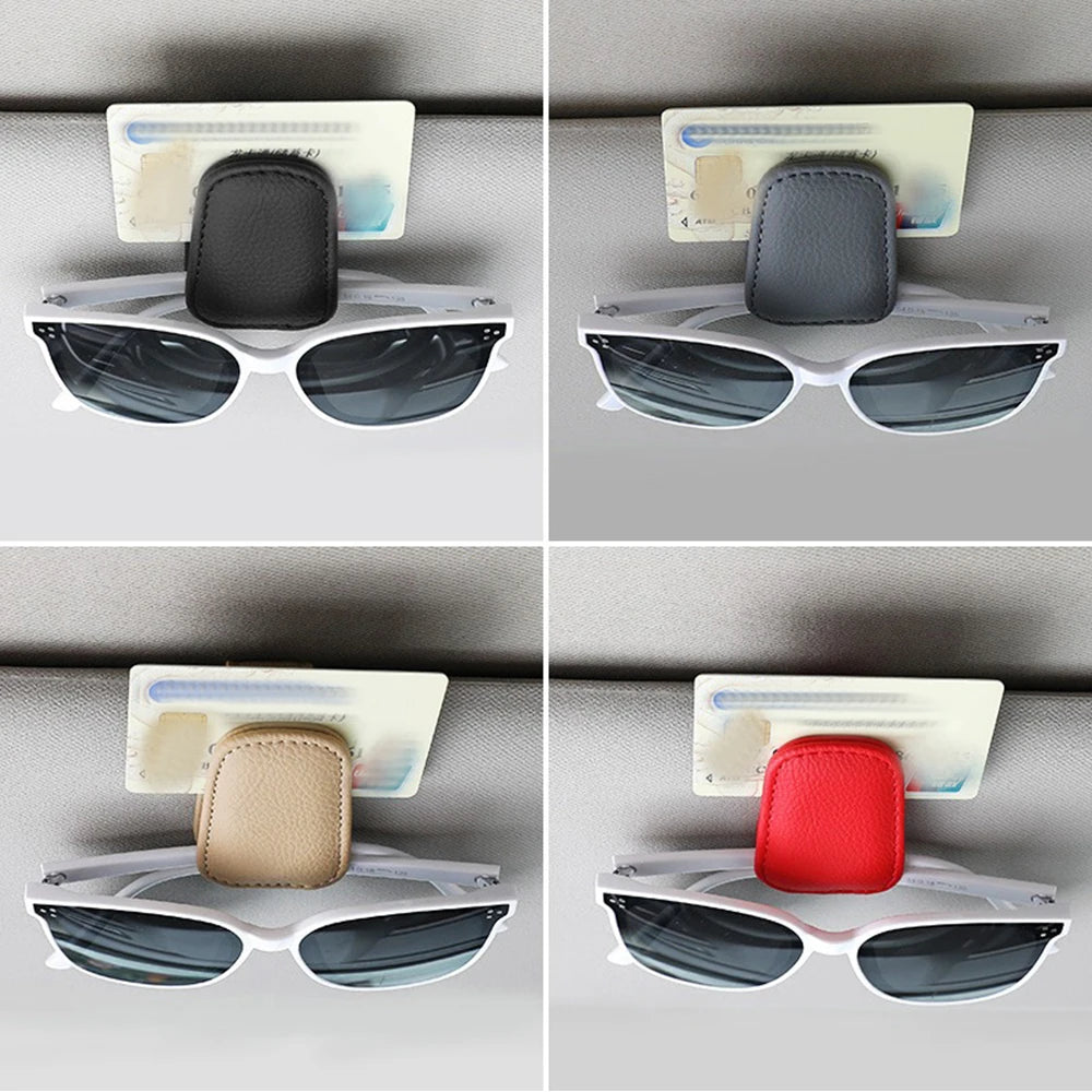 Universal Car Sunglasses Clip Card Ticket Holder Stand Fastener Pen Case Bracket