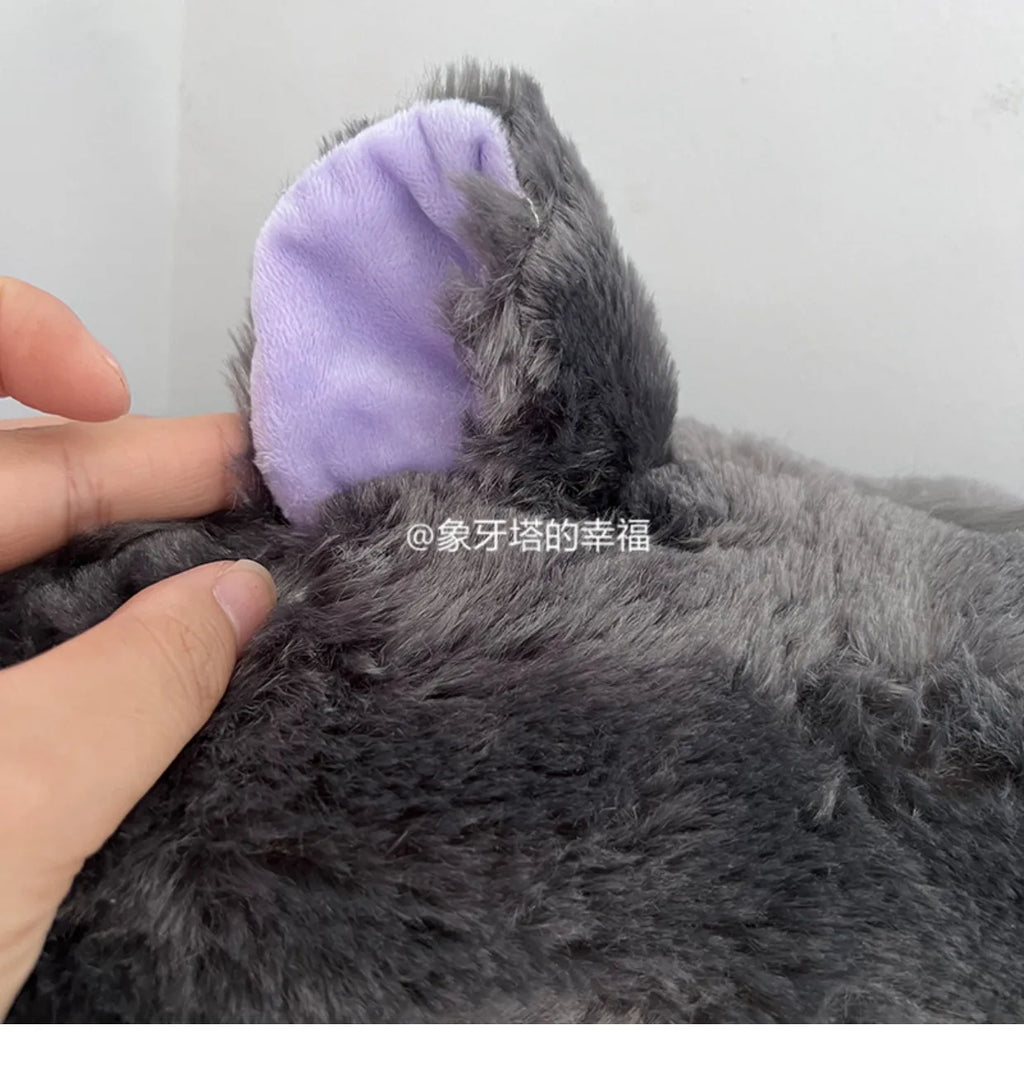 Cute Lucifer Cat Headrest Seat Belt Cover Cartoon Stuffed Anime Cinderella Bad