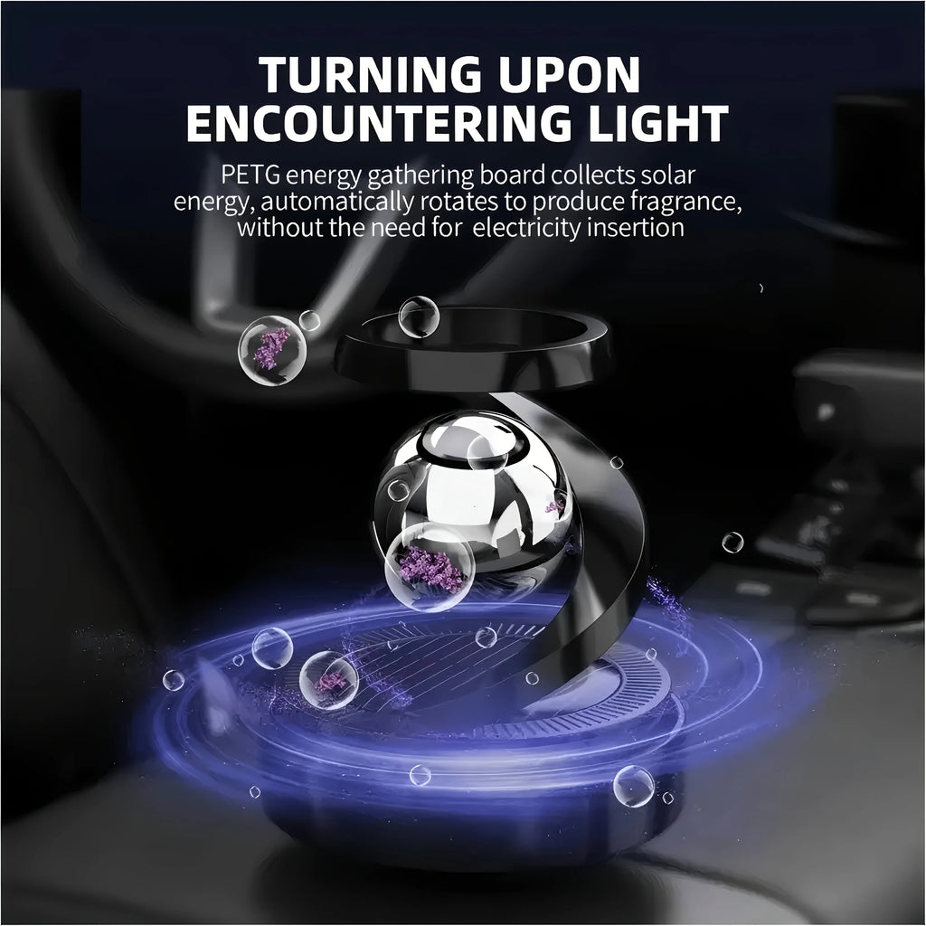 Starry Sky Solar-Powered Car Air Freshener Long-Lasting Fragrance Stylish SUV