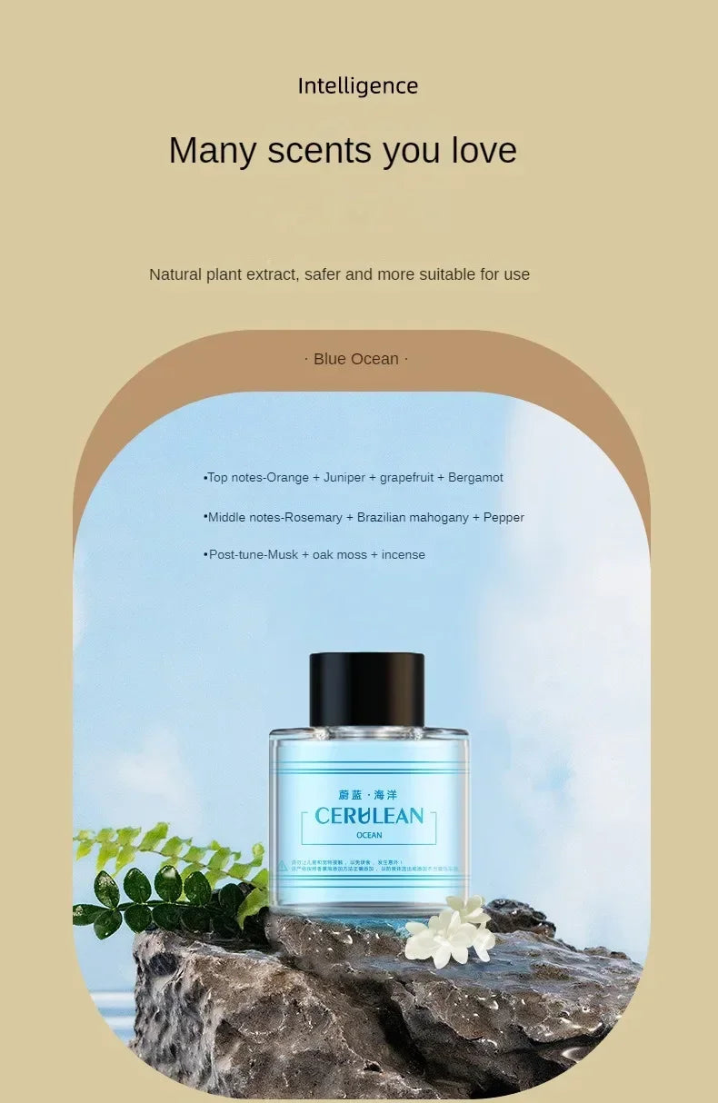 Car Aromatherapy Perfume with Automatic Spray Aluminum Alloy Metal Odor Remover