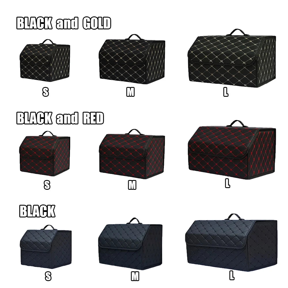Car Trunk Organizer Box Large Capacity Auto Multiuse Tools Storage Bag SUV Truck