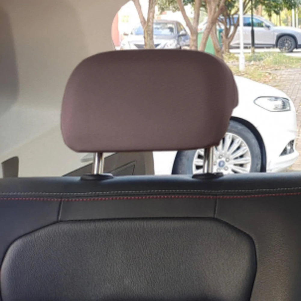 High Quality Headrest Cover 20cm X 22cm Dirt Resistant Full Coverage Grey