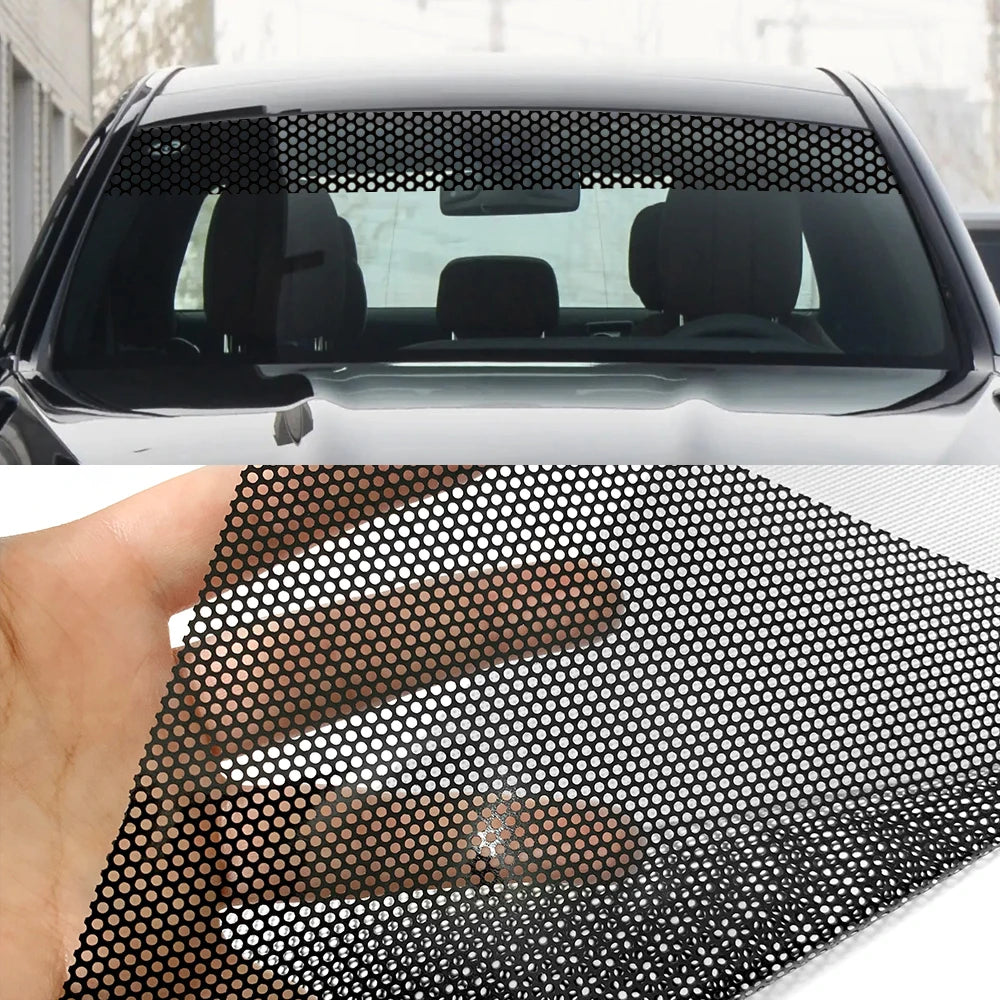 Car Sunshade Stickers Auto Front Windshield 3D Vinyl Film Rear Gear Sunshade