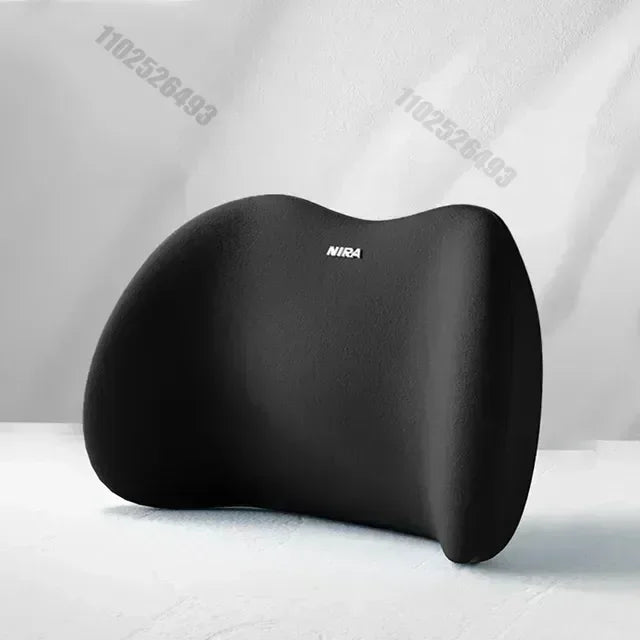 Car Headrest Lumbar Support Shoulder Pillow Memory Cotton Waist Interior